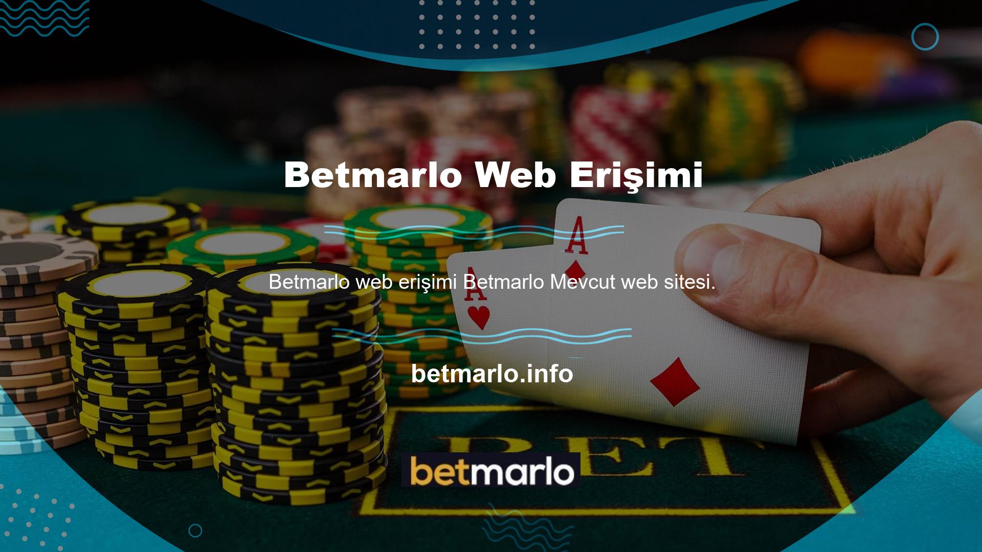 Betmarlo web sitesine giriş çeşitli merkezlerden erişilebilir
